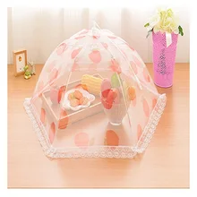 Кухня в сложенном виде Еда навес половина Прозрачная сетка гигиены Сетки Блюдо для еды крышка Кухонные принадлежности