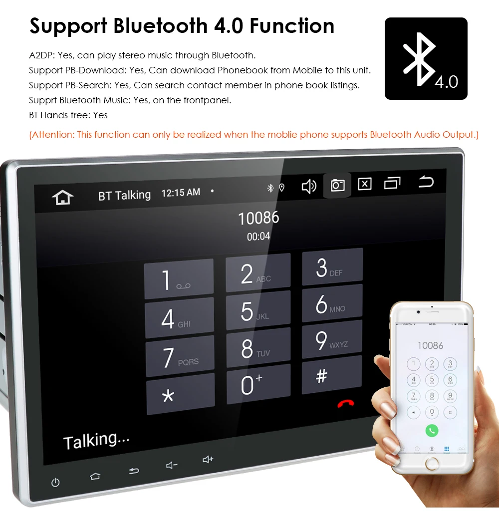 10,1 дюймов 2Din Android 9,0 Универсальный Автомобильный без DVD плеер стерео радио gps навигация wifi Bluetooth DAB OBD2 TVbox 4 Гб ram+ карта+ камера