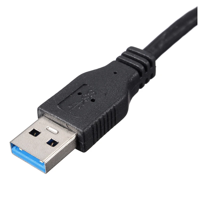 1080P USB 3,0 к VGA дисплей Внешний видео Графический Кабель-адаптер для Win 7 8, черный