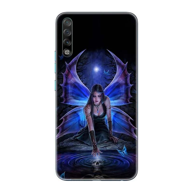 Чехол для телефона из ТПУ+ ПК для Tecno Phantom 9 Phantom9 AB7 6,4-дюймовый чехол с принтом розового волка милый чехол-крышка с узорами задняя оболочка Funda Para - Цвет: A184