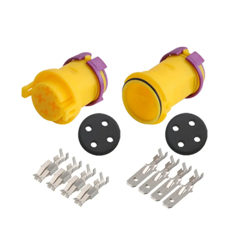 4pin 6.3mm Male Female For Volkswagen Auto Waterproof Plug Electrical