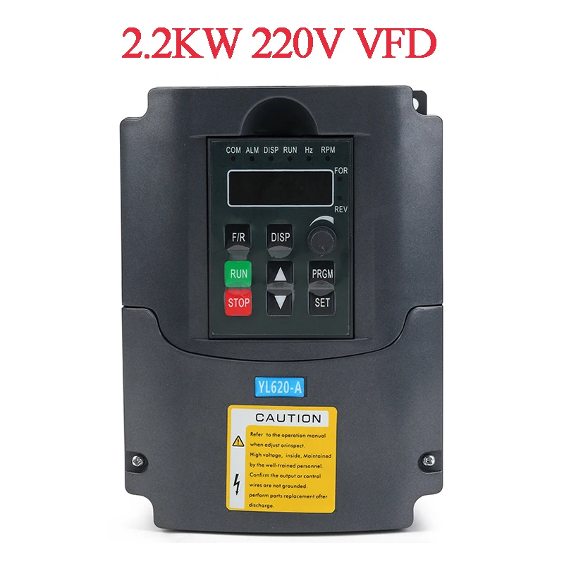 2.2KW 220V VFD 220 кВт 220 В VFD инвертор 3 кВт 4 кВт преобразователь частоты 1P вход 3P выход в для ЧПУ мотор шпинделя - Цвет: 2.2KW 220V VFD
