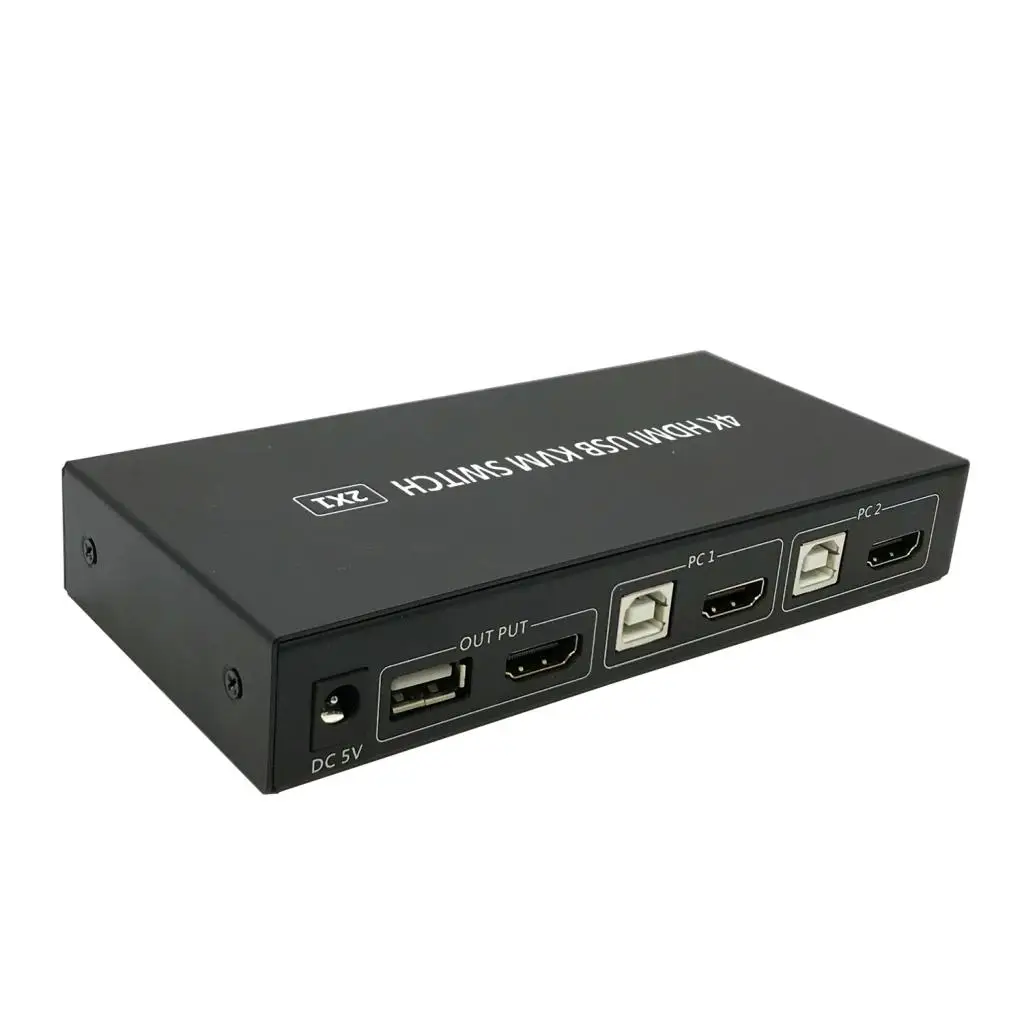 HDMI KVM переключатель не требуется драйвер программного обеспечения с USB