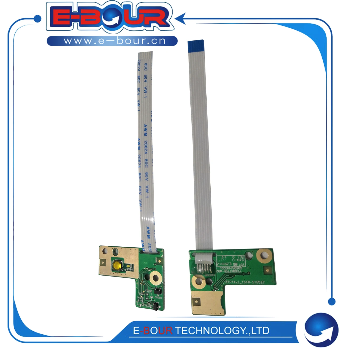 

6050A2493201 Power ON OFF Switch Button Board with Flex Cable for H 1000 2000 450 455 Laptop Repair Assembly