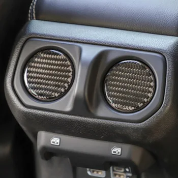 

Carbon Fiber Car Dashboard+Rear Air Vent Trim For Jeep Wrangler JL Gladiator JT 2018 Stickers Car Styling