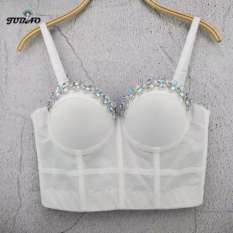 sparkly corset bustier