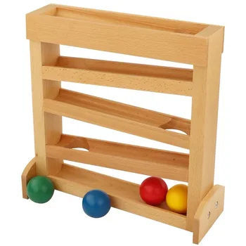 

Ball Tracker Infant Early Development Toys Montessori Materials for 0-3 Years Old Visual Sense and Focus Exercises Wooden Toys