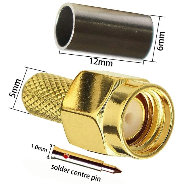 Cavo RG58 30 Piedi WiFi Cavo Prolunga Antenna WiFi RG58 Con Connettori RP-SMA Maschio/Femmina - 30 Piedi, Per Estendere Segnale Cavo Coassiale 30 Piedi - Foto 2