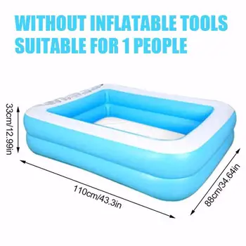 

inflatable swimming pools For Kids Pool High Quality Children's family Home Use Paddling Large Size Inflatable Square Swimming