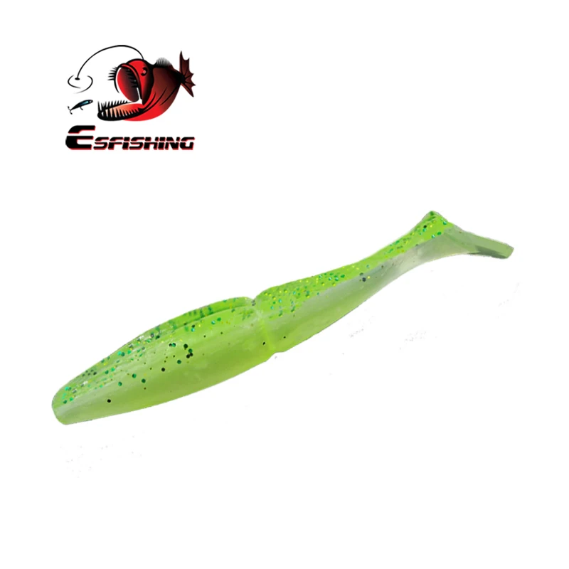 ESFISHING Easy Shiner Shad 125 мм 4 шт. 18 г рыболовные приманки джиг силиконовые приманки для ловли карпа Спиннербейт мягкие приманки