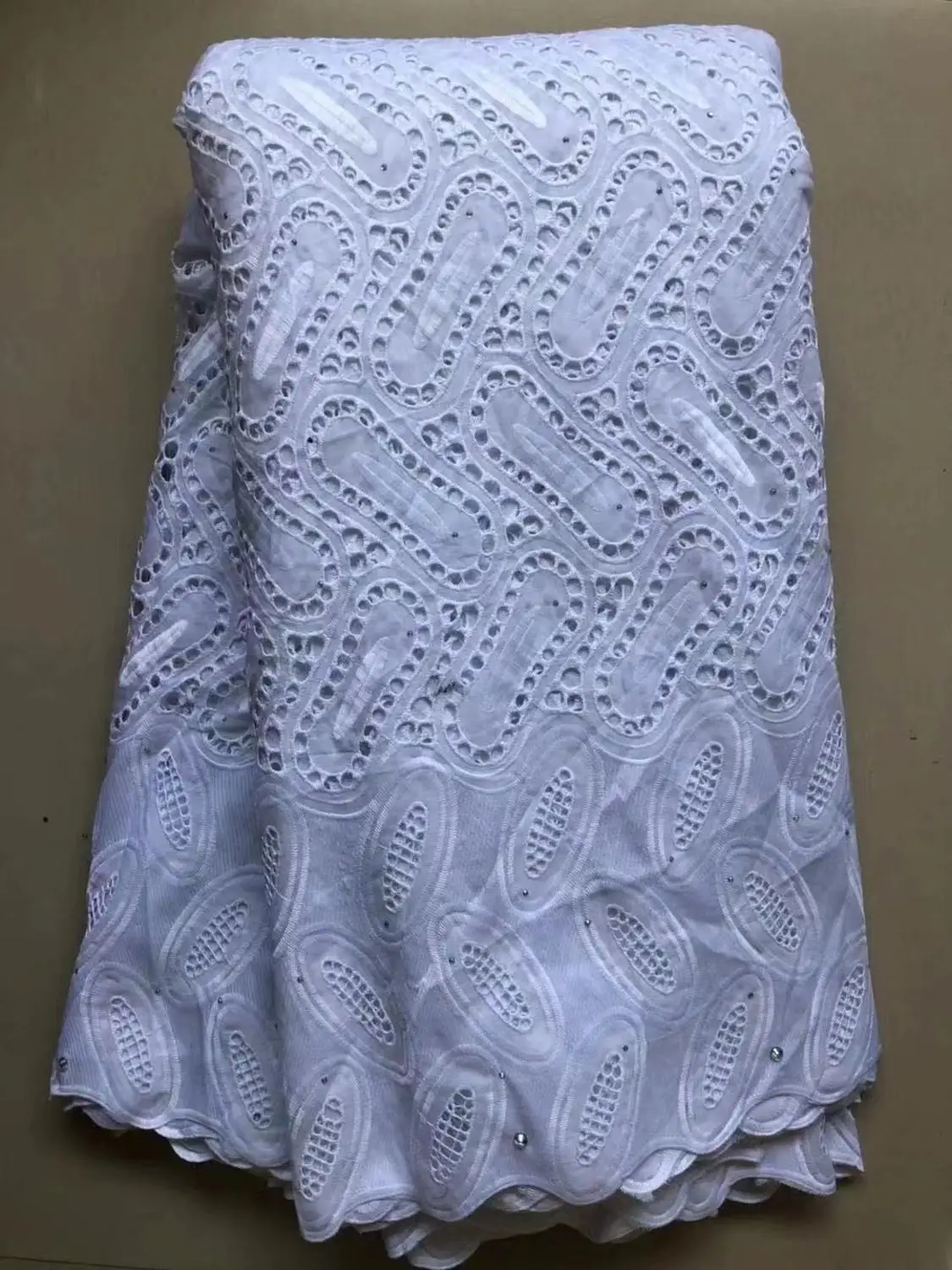 

Latest African Cotton Lace Fabrics 2019 High Quality Embroidery Swiss Voile Lace Stones Swiss Voile Lace In Switzerland NX130s