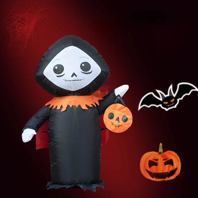 

Halloween Decoration Horror Props Skull Ghost Photo Booth Led Inflatable Toys Ghost Pumpkin Bar Club Haunted House Supplies
