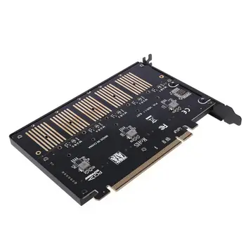 

PCIE5 m.2 SATA Expansion Card PCIE3.0 SATA 5xSSD 5xNGFF 5xM.2 RAID Array Card