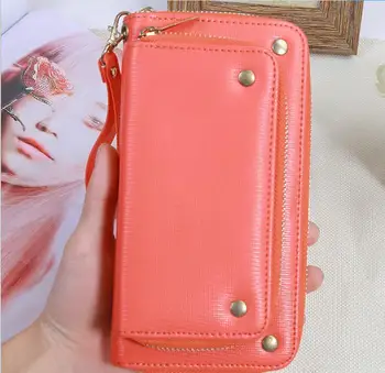 

Ladies long purse double letter zipper large capacity multi-card multi-function ladies purse fashionable versatile