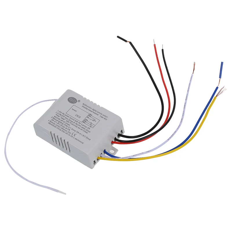 Настенный выключатель и пульт дистанционного управления 3-way On/Off 220 V-240 V Цифровой беспроводной светильник
