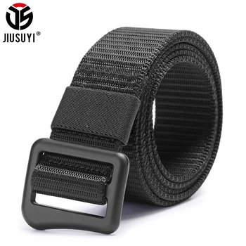 

Men's Tactical Belt Military Army Police SWAT Combat Airsoft Paintball Metal Buckle Thick Nylon Waist Strap Men Belt Heavy Duty