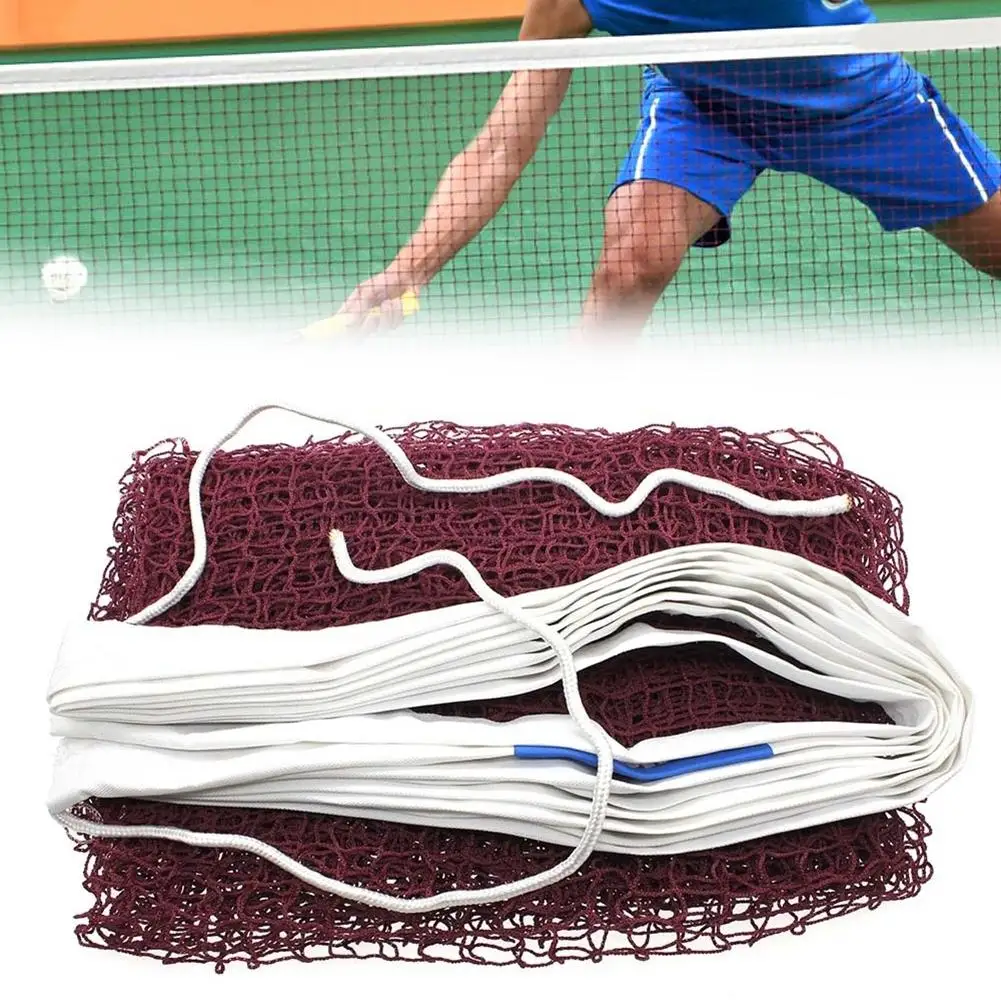 Portable Standard Training Badminton Volleyball Tennis Net Outdoor Sports Mesh 