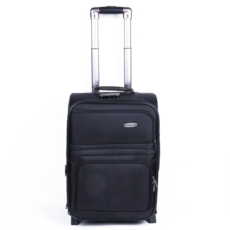 

Manufacturers Wholesale Black And White with Pattern Classic Oxford Cloth Luggage Universal Wheel Simple Fashion Business Luggag