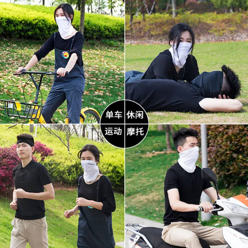 Bandana neck gaiter, face scarf headgear: windproof sky riding scarf bandana ice cycling face neck gaiter fishing scarf outdoor hiking sun protection muffle