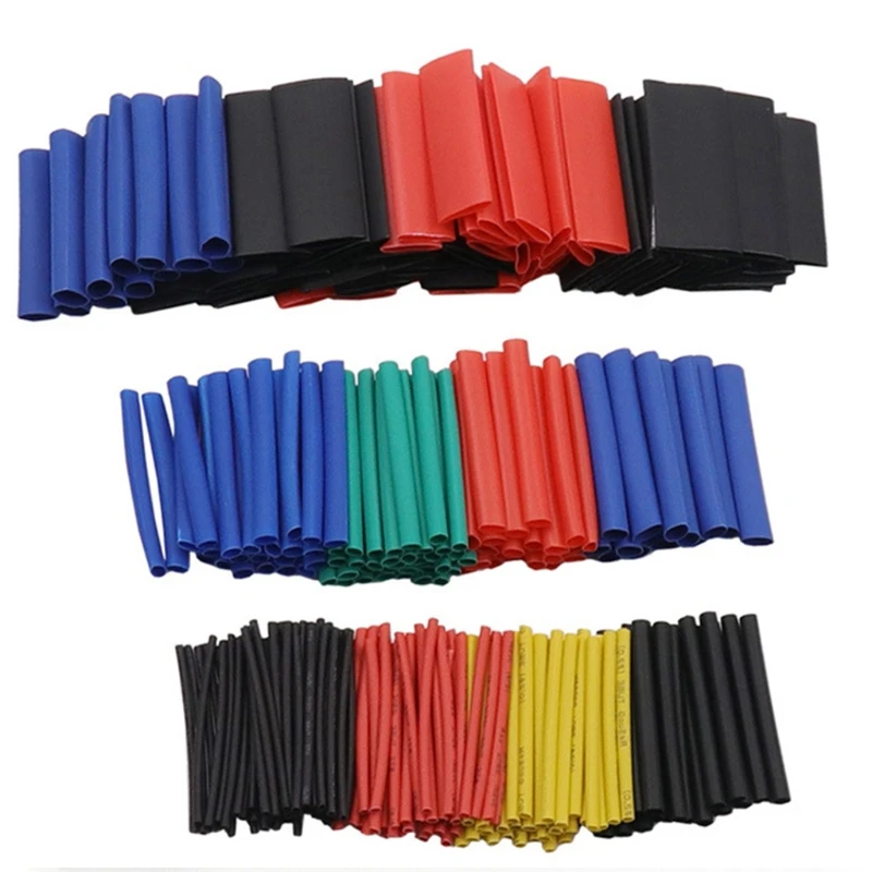 Комплект термоусадочных трубок 560 шт. термоусадочные трубки для обмотки проводов
