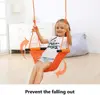 Kids Swing Duty Rope Play Secure Children Swing Set for Indoor/Outdoor Swing Seat Tree Heavy with Snap Hooks and Swing Straps 3