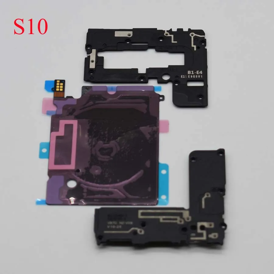 3 шт./компл. оригинал для Samsung Galaxy S10 S10E Plus G970 G973 G975 NFC Беспроводная зарядка + крышка