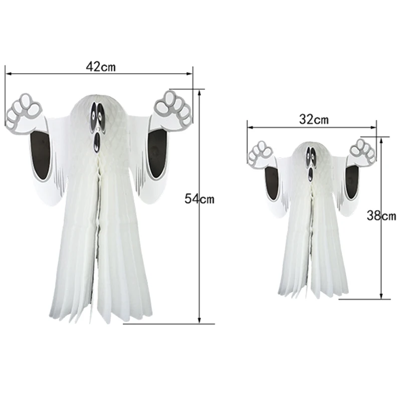 Halloween Ghost Festival Bar Pendant Ghostly Atmosphere Decoration Props Three-Dimensional Ghost Charm Ornaments