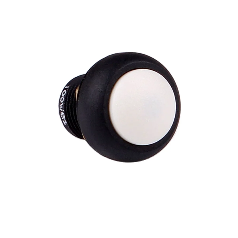 래칭 자동 잠금 IP67 방수 12mm 전기 금속 버튼 스위치 12mm