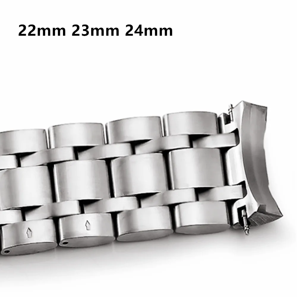 Stainless Steel Watchband for 1853 Couturier T035 Curved End 22/23/24mm Watch Band Women Strap Bracelet watch men