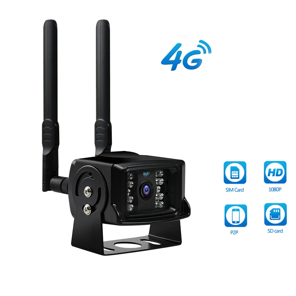 Full HD 1080P 4G sim-карта Wi-Fi ip-камера ONVIF Металлический Чехол Водонепроницаемая уличная CCTV камера безопасности s 128G слот для sd-карты 960P 720P