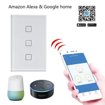 

WiFi Dimming Panel Switch Connected To Alexa & Google Home Intelligent Voice Control