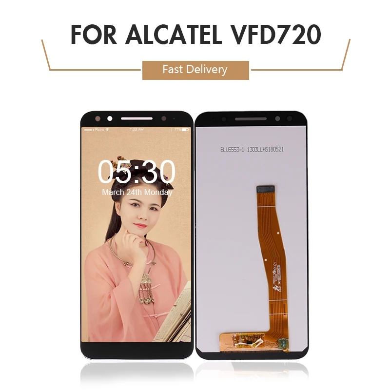 10 шт./лот для Alcatel для Vodafone VFD720 ЖК-дисплей и сенсорный экран дигитайзер сборка Смарт N9 дисплей DHL EMS
