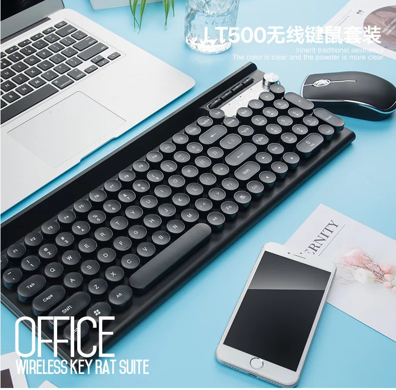 LT500 sem fio Mute Punk teclado e