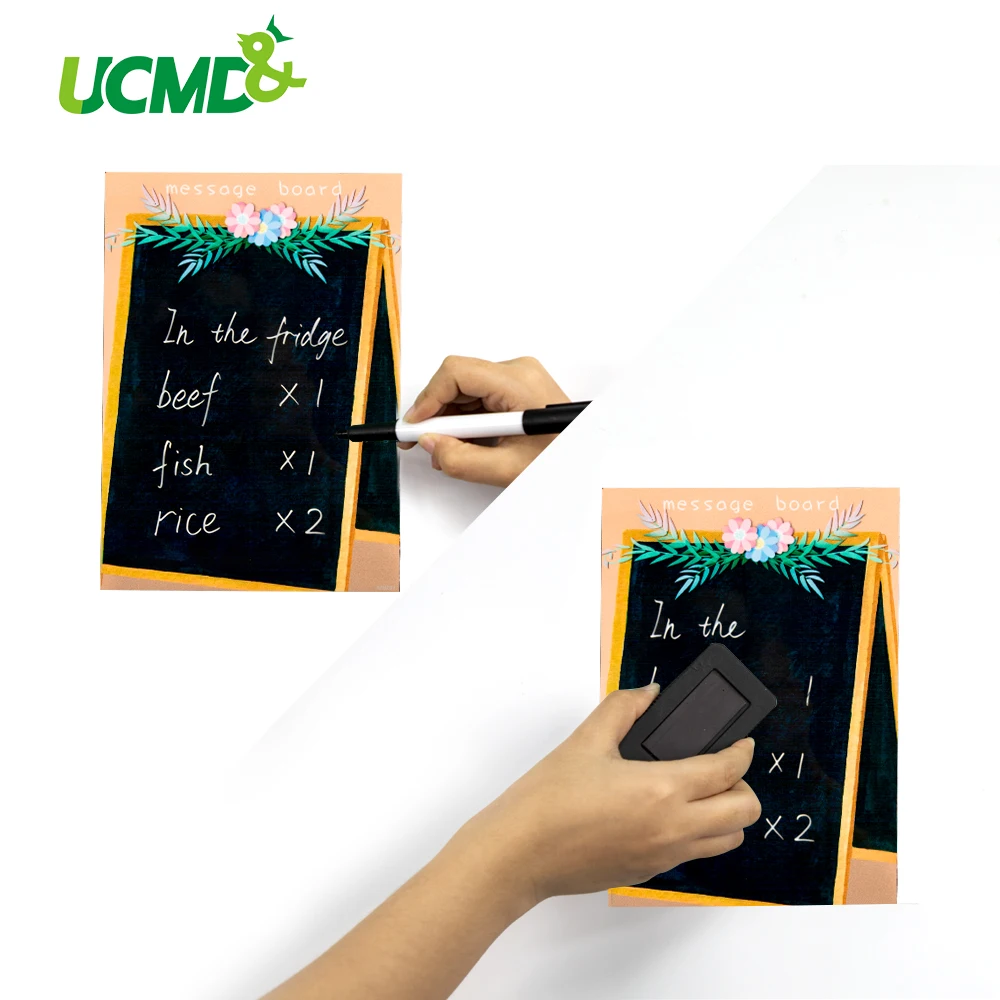 

Magnetic Office Writing Message Schedule WhiteBoard A5 Fridge Refrigerator Memo Record Reminder Sticker Kids Painting Paper