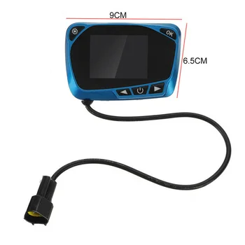 

Blue 12V/24V LCD Monitor Switch For Car Track Diesels Air Parking Heater Timer Function