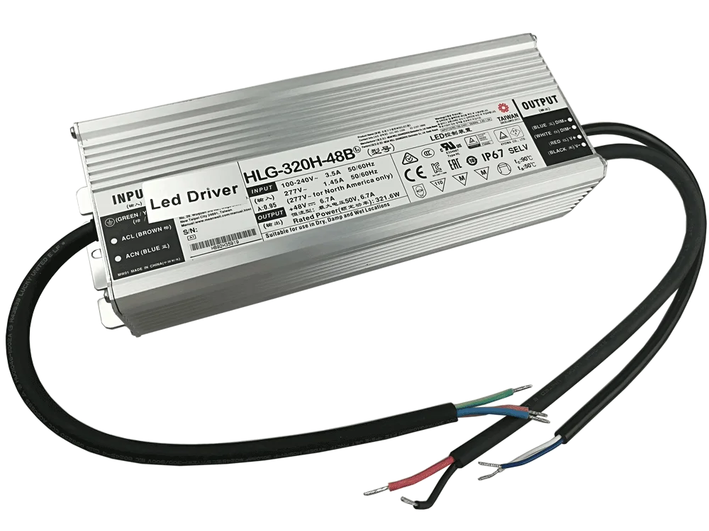 HLG-320H-48B Диммируемый источник питания Meanwell для 3 шт. квантовой платы