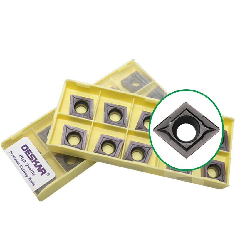 10Pcs CCMT060204 CCMT0903 CCMT1204 LF6118 LF6018 Carbide Insert For stainless steel CNC lathe cutter