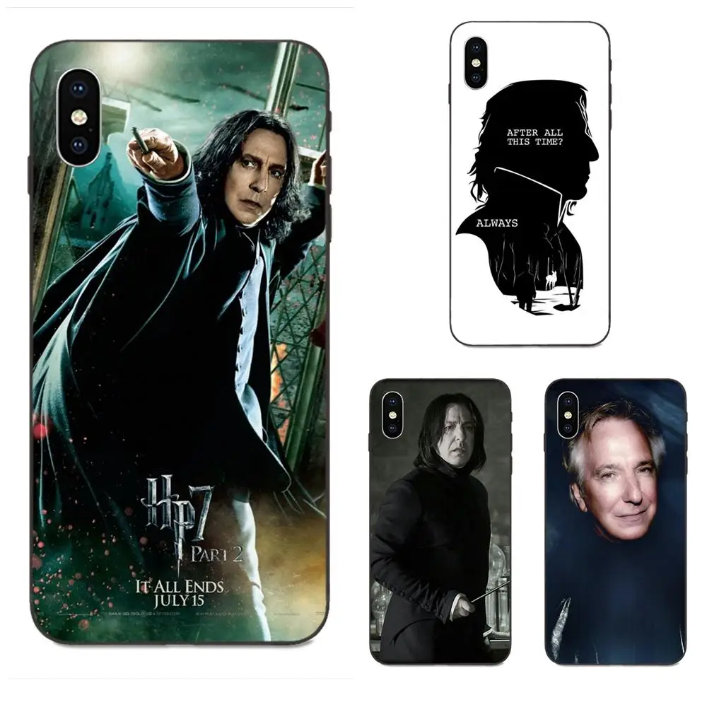 Топ детальный популярный ТПУ Черный для Apple iPhone 4 4s 5 5S SE 6 6S 7 8 Plus X XS Max XR Severus Snape