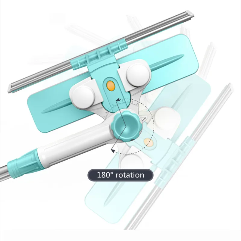 Telescopic Window Cleaner Hobot Building Retractable Pole Window Device Washing Dust Brush Double Faced Glass Spin Scraper Wiper