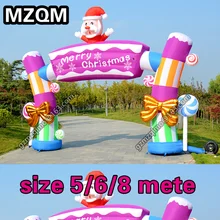 Надувная Рождественская Арка коммерческий Санта Клаус арка для украшения надувной navidad