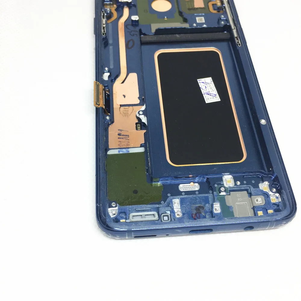 Супер AMOLED ЖК-дисплей для samsung Galaxy S9 S9 Plus S9+ lcd кодирующий преобразователь сенсорного экрана в сборе с рамкой для S9 S9+ lcd s