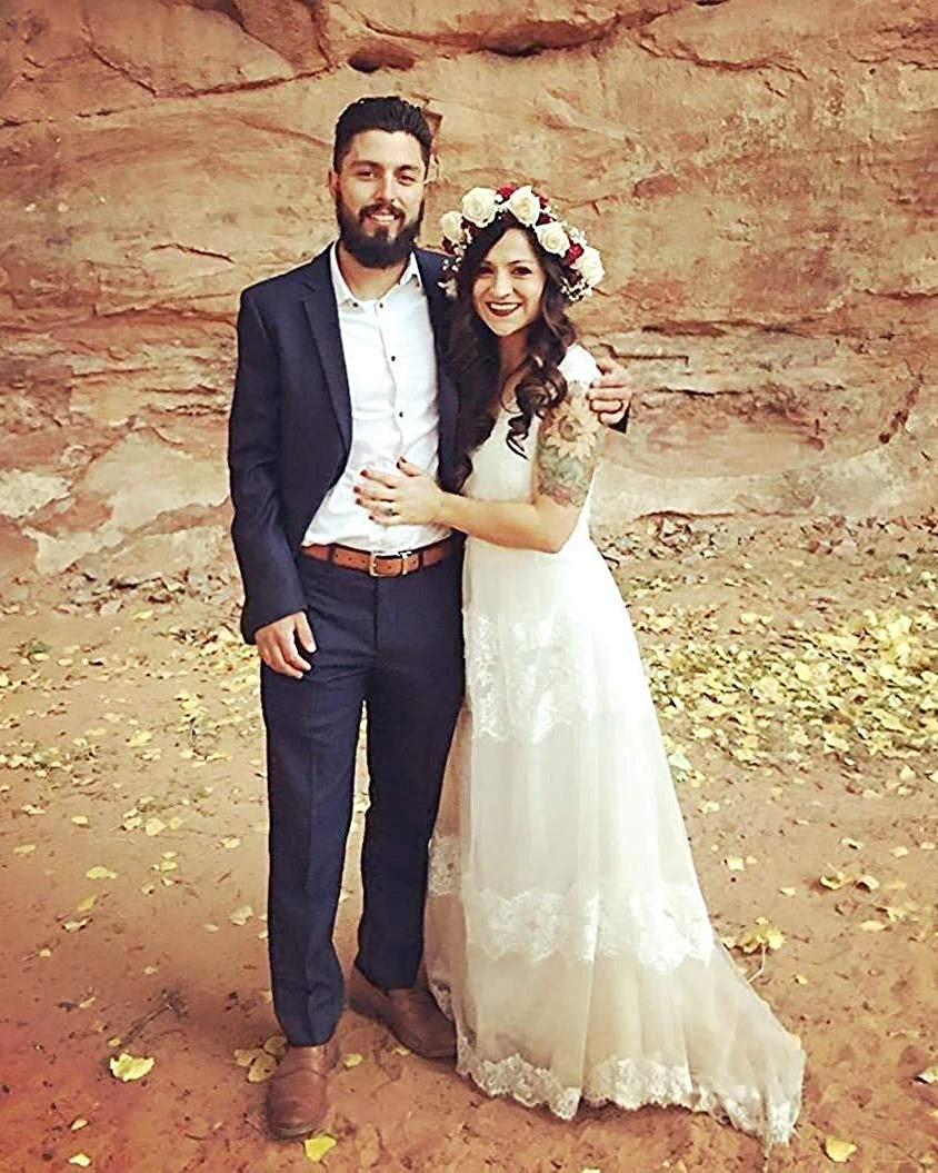 Кружевное богемное свадебное платье для беременных женщин Vestidos De Novia с v-образным вырезом и аппликацией, свадебные платья с рукавами цвета слоновой кости