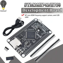 Stm32h750vbt6 stm32h743vit6 placa de desenvolvimento stm32h7 placa de sistema stm32 placa de núcleo m7 tft interface com cabo usb
