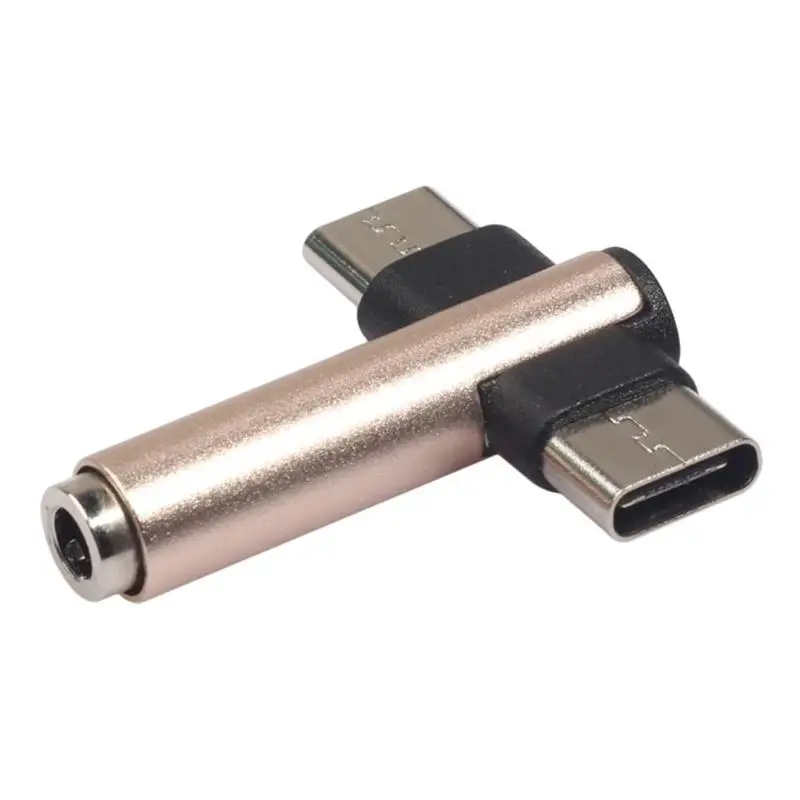 2 в 1 тип-c до 3,5 мм разъем для наушников аудио адаптер USB C зарядка конвертер Поддержка наушников микрофон CTIA стандарт