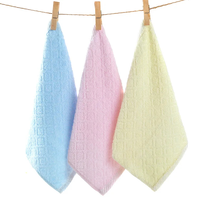 Pure Cotton Small Tower Face Wash Four Children Kerchief for Babies Household Water-Absorbing Ultra