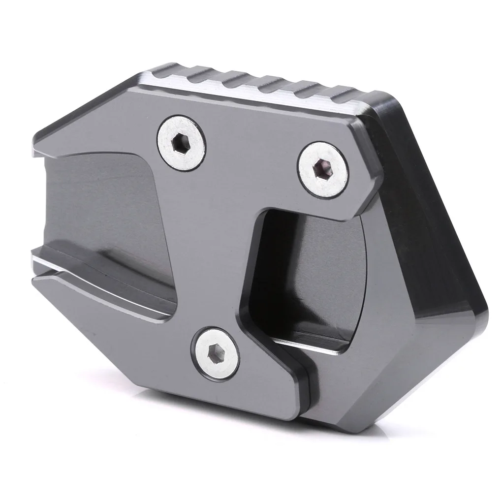Клик 125 125i подножка Sidestand расширение площадка для увеличения ноги боковая подножка пластина для HONDA Click125 Click125i мотоцикл - Цвет: Titanium