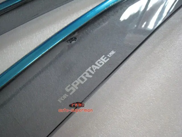 Оконный козырек с хромированной формовочной отделкой для KIA sportage 2011 2012 2013