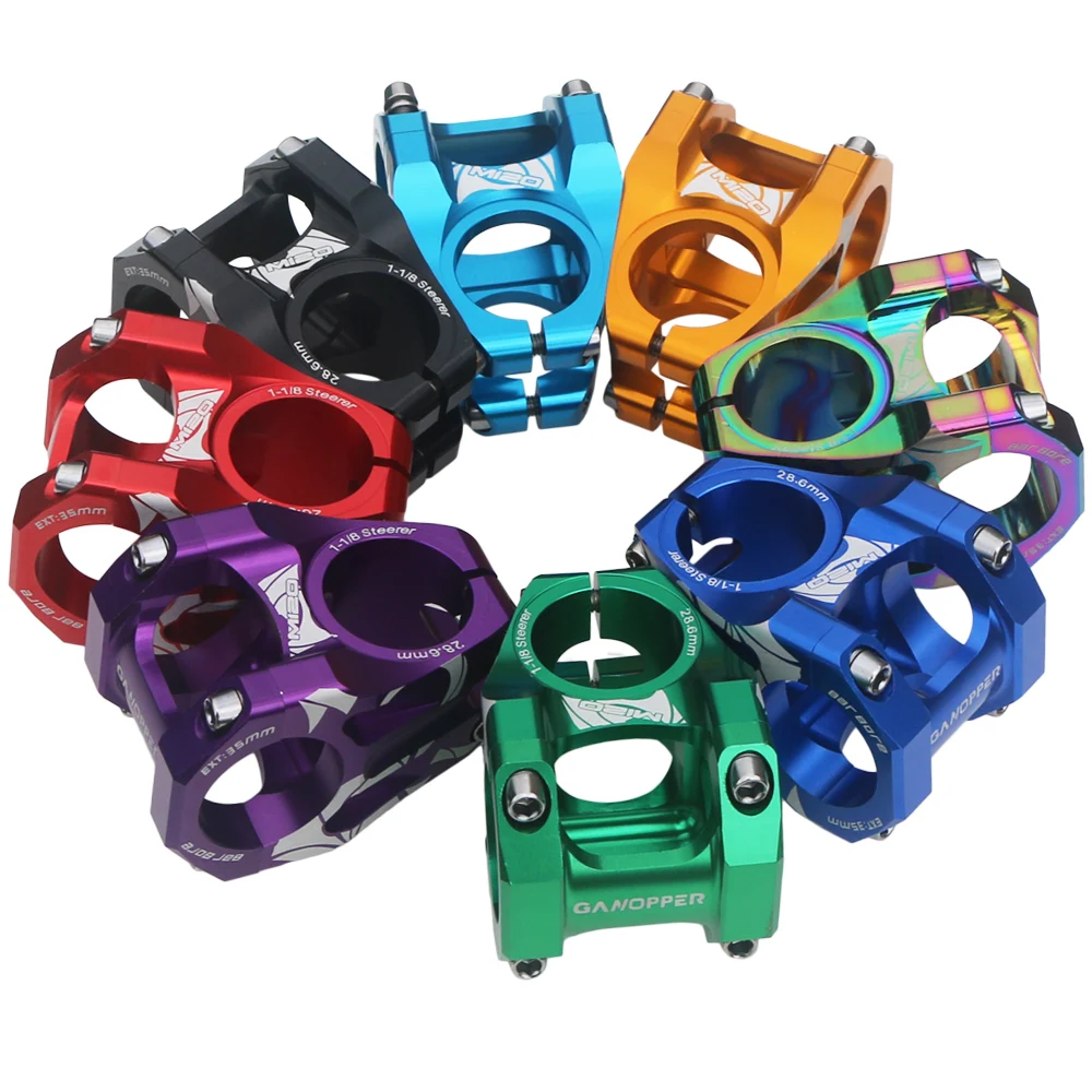 Mountain Bike Performance Handlebar Stem 31.8mm - Zero Degree Rise for DH, AM, Enduro, and Road Cycling