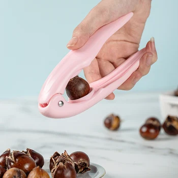 

Nut Opener Cutter Gadgets Stainless Steel Chestnut Opener Nuts Clip Sheller Walnut Cracker Tools Chestnut Clip Kitchen Tools