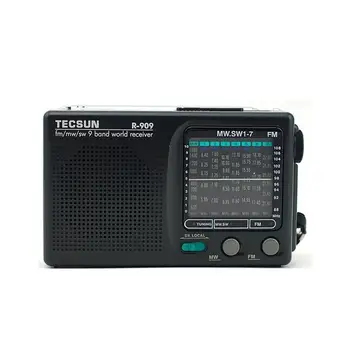 

Newly Tecsun R-909 R909 Radio FM / MW / SW 9 Band Word Receiver Portable Radio tecsun R909 Stereo radio convenient radio
